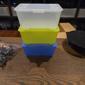 IKEA storage containers (3x stackable)